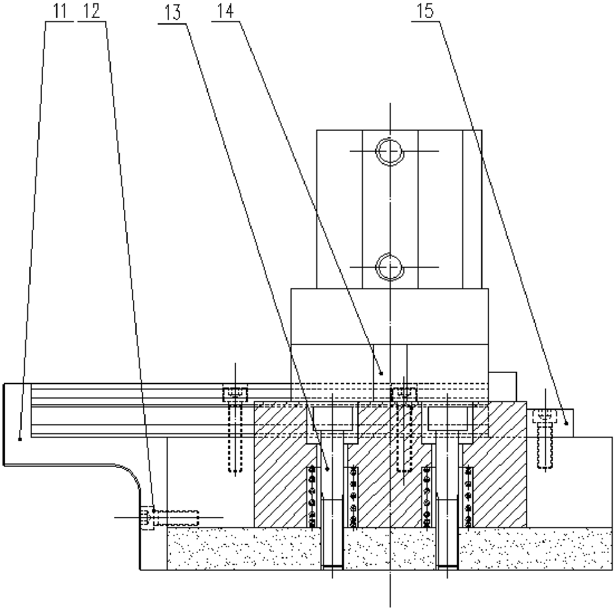 ECU sealing performance detection device with reliable sealing and pressing