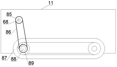 Automatic cement floor laying device