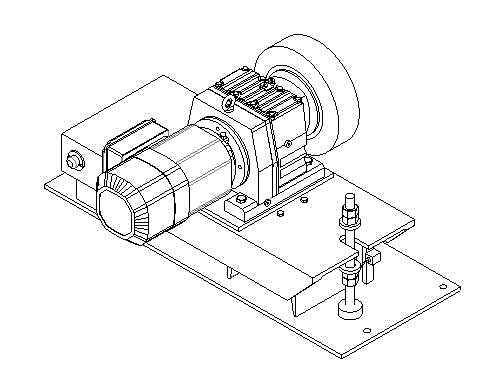 Mold table driving device with air bag