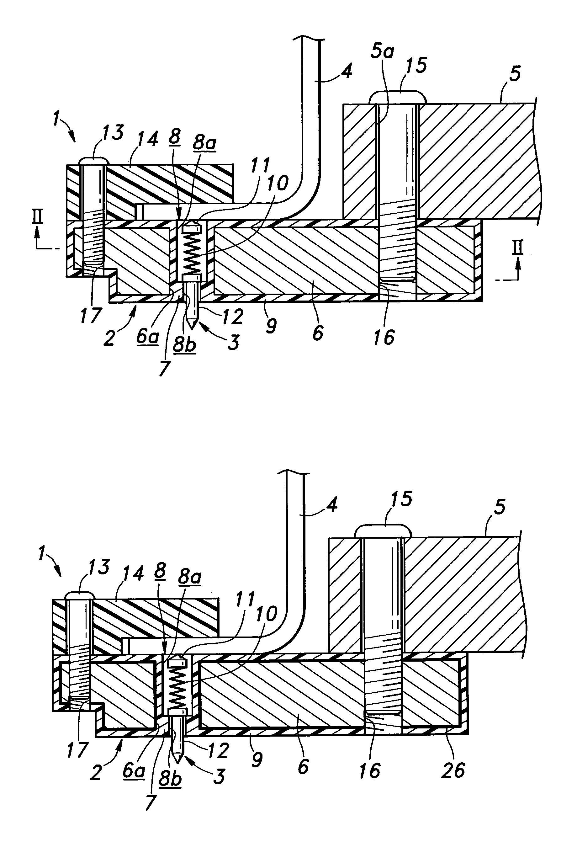 Holder for conductive contact