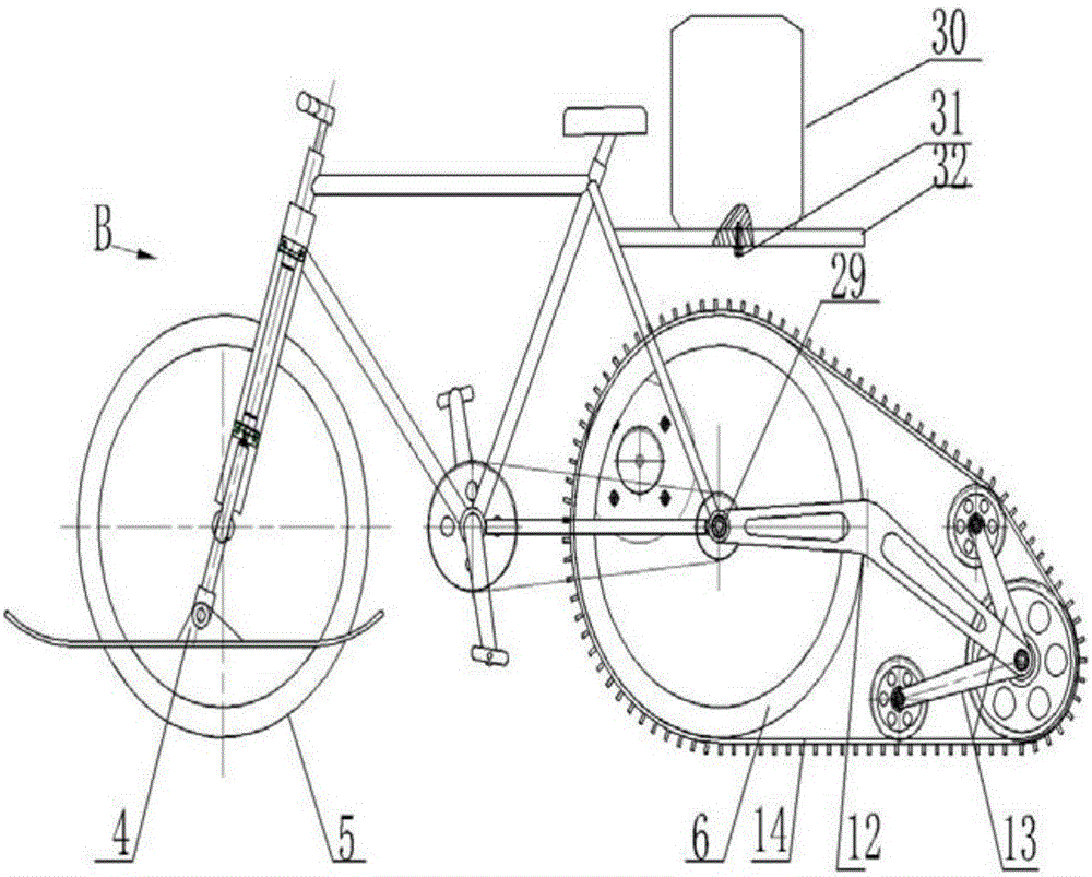 Multi-functional pneumatic bicycle