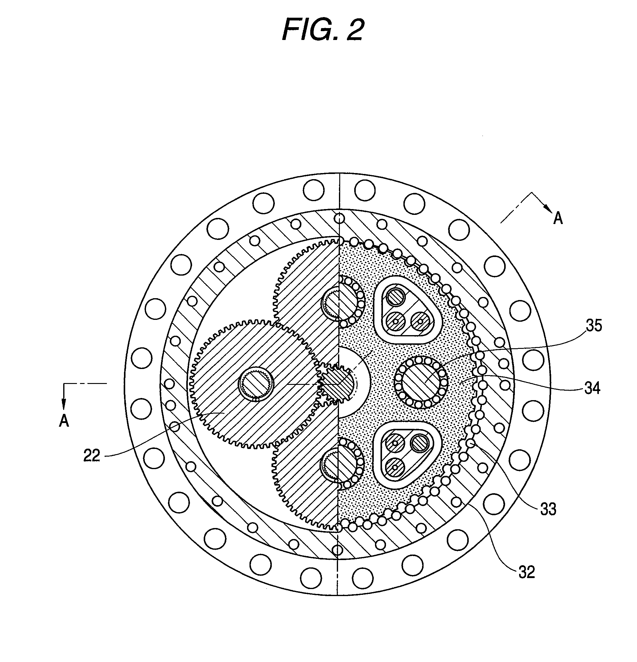 Speed reducer for use in yaw drive apparatus for wind power generation apparatus, and yaw drive method and apparatus for wind power generation apparatus using the speed reducer