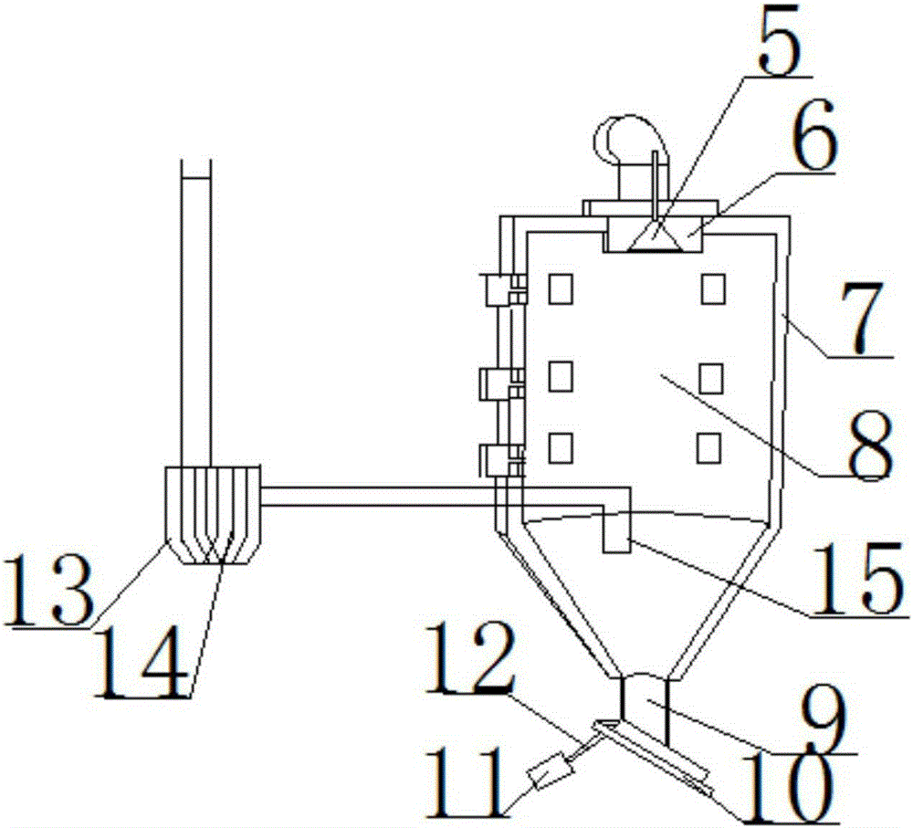 Spray drying tower