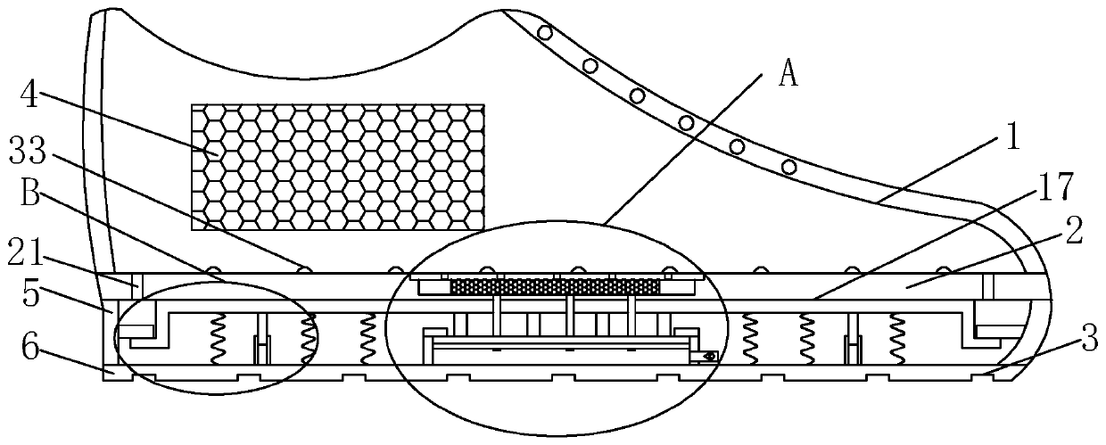 Pair of circulating air-guiding sneakers