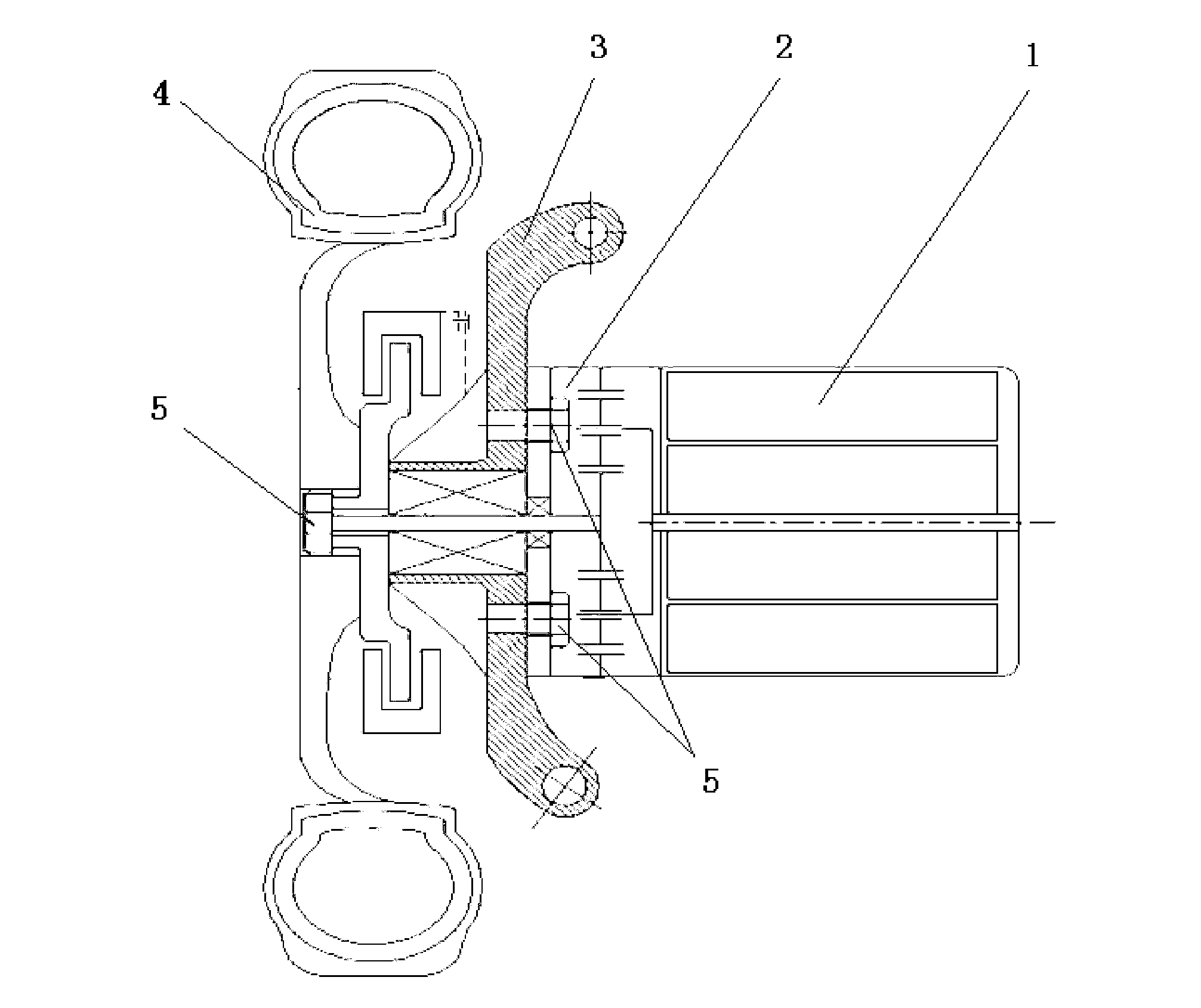 Wheel rim driving system