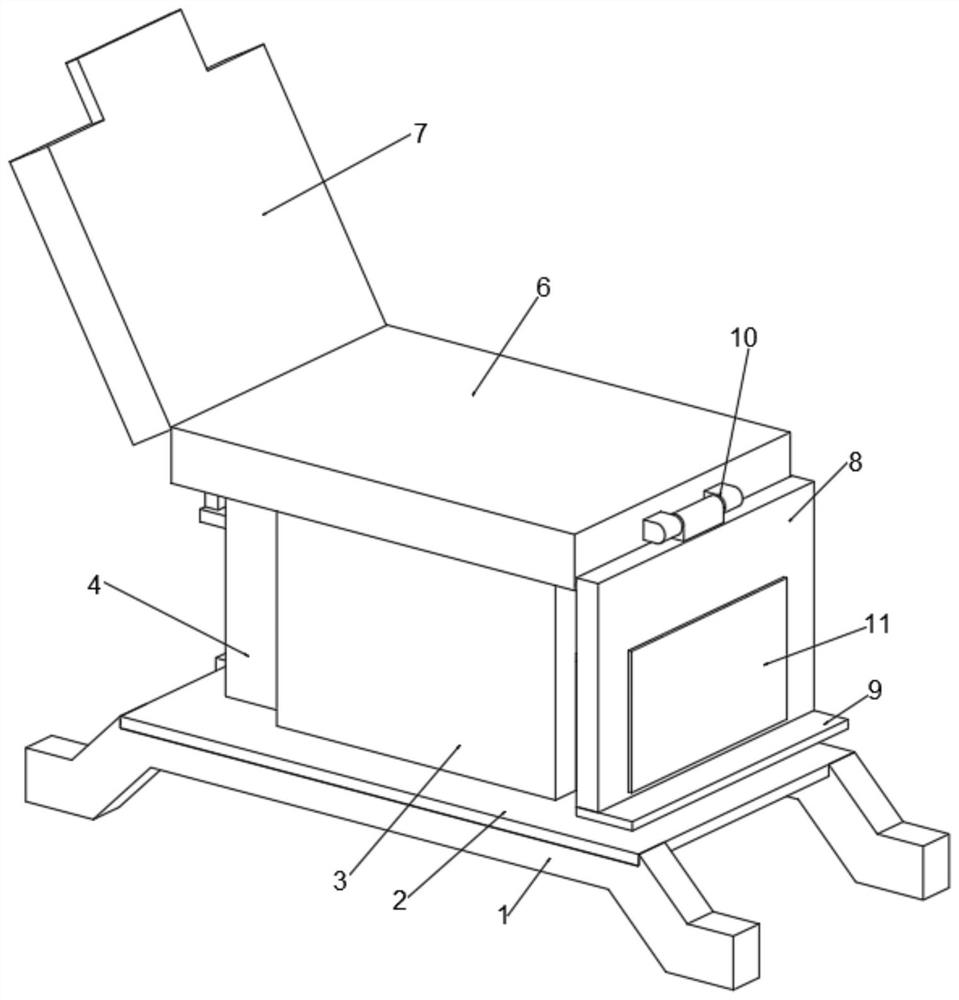 Electric mechanical stretching device applied to movable sofa