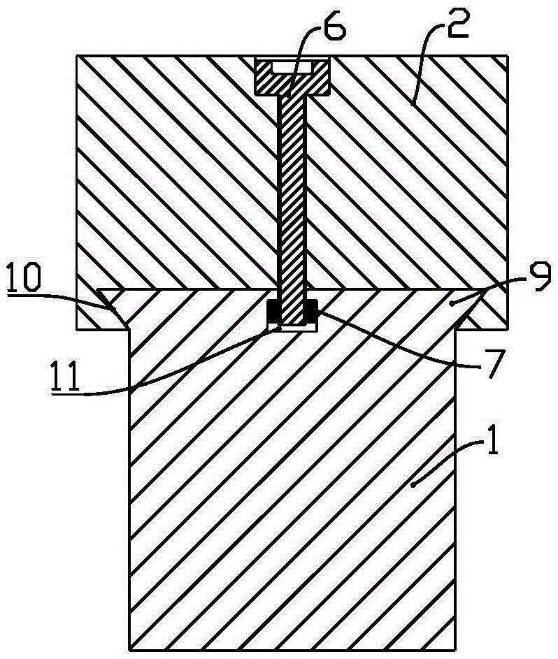 Electrospark wire-electrode cutting machining combined clamp