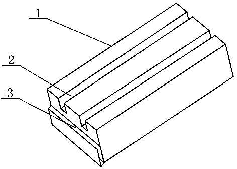 Stair tread pouring formwork