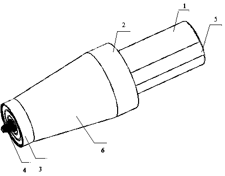 Stirring head for friction stir welding with reduced forward resistance