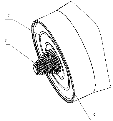 Stirring head for friction stir welding with reduced forward resistance