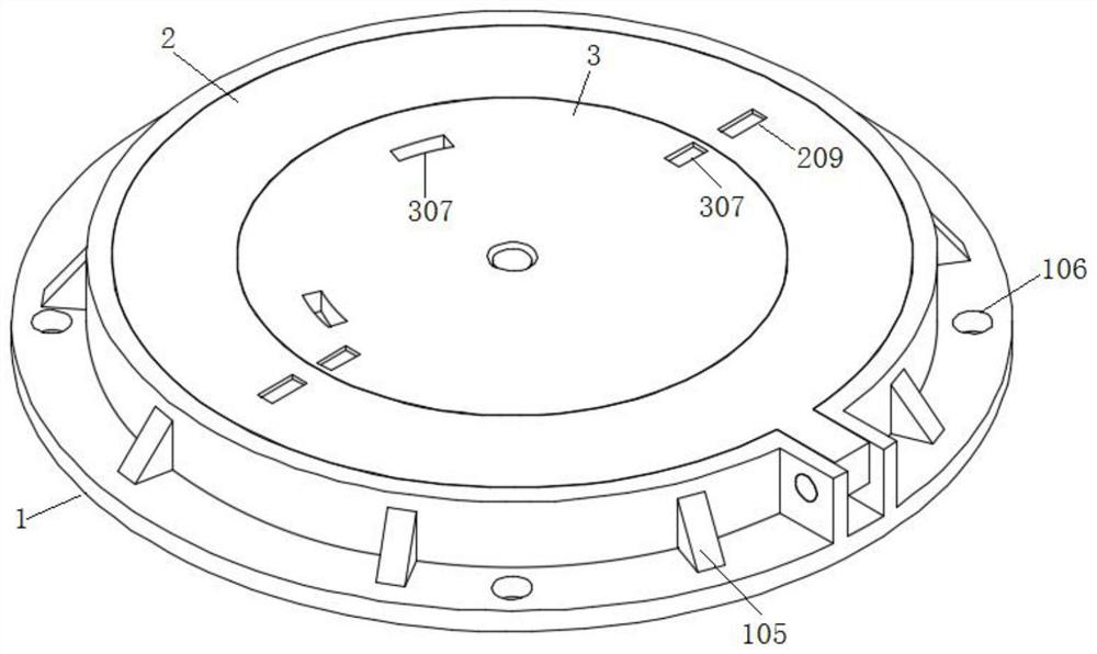 Drainage inspection well lid convenient to open