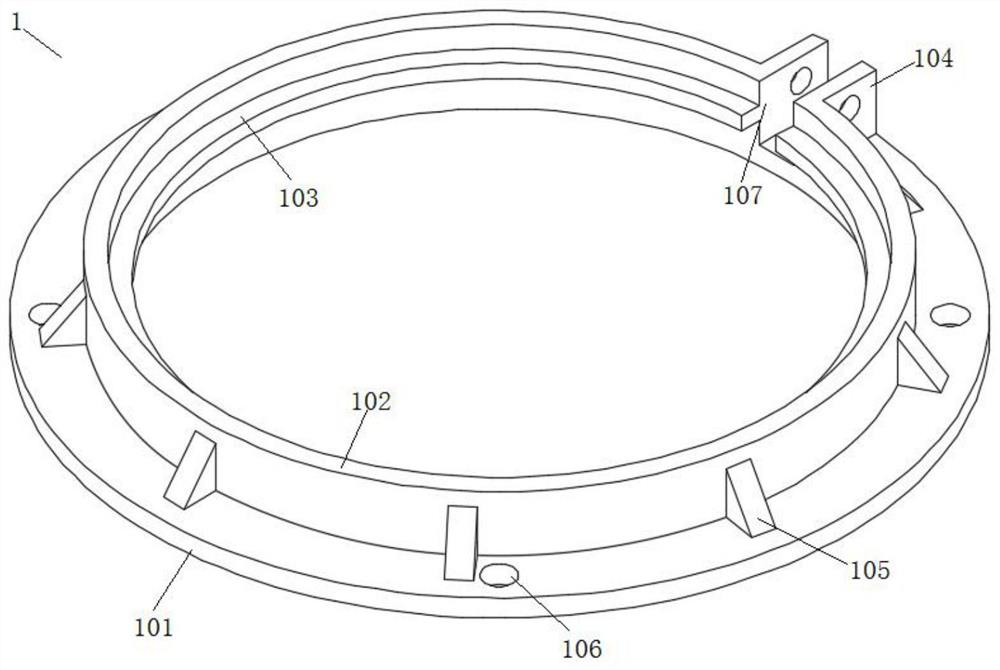 Drainage inspection well lid convenient to open