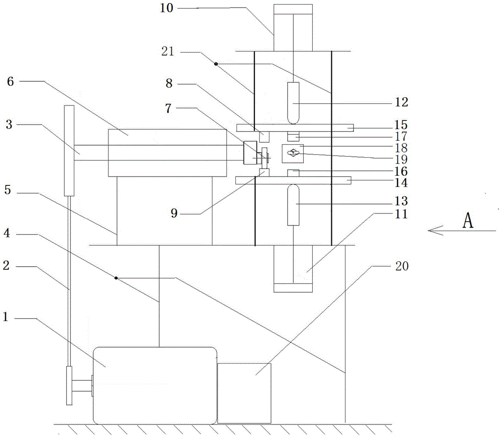 Test device for bending vibration fatigue characteristics of ball-joint hanging rings in power transmission lines