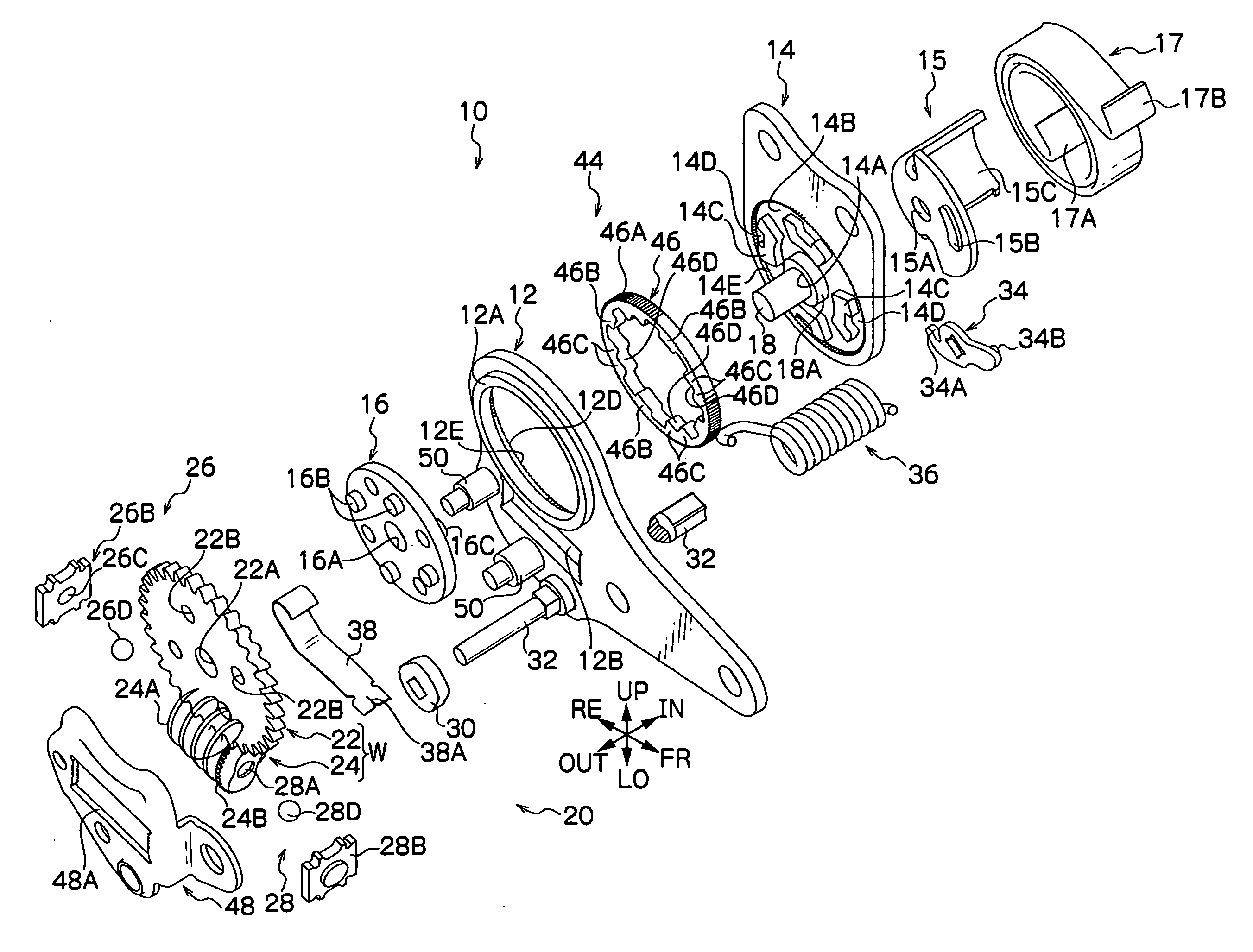 Reclining Adjuster