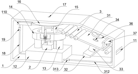 Electric power well lid die-casting die