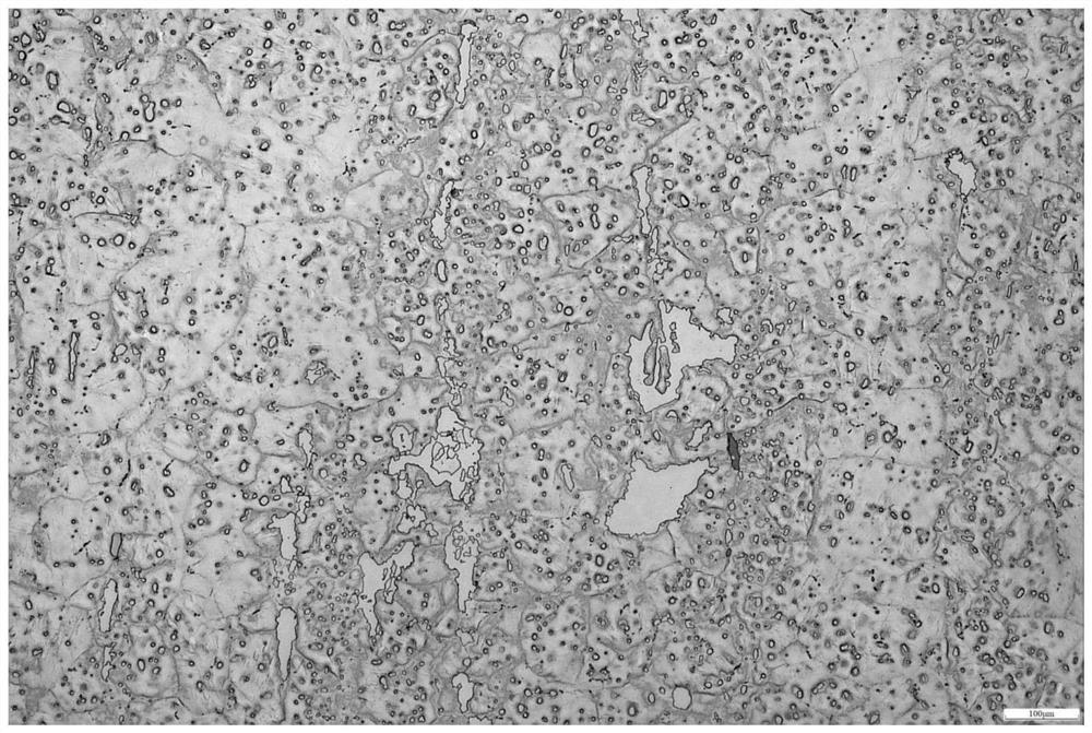 Metallographic corrosion method for high-carbon martensitic stainless steel grain boundary