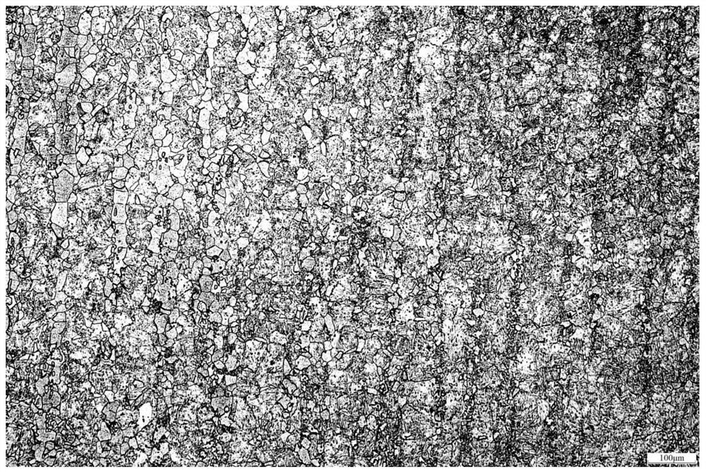 Metallographic corrosion method for high-carbon martensitic stainless steel grain boundary