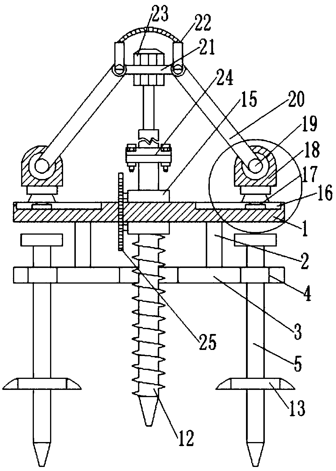 Drilling device for geotechnical engineering investigation