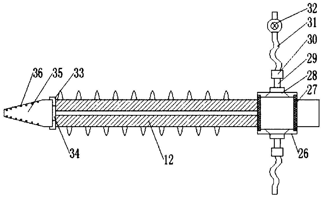 Drilling device for geotechnical engineering investigation