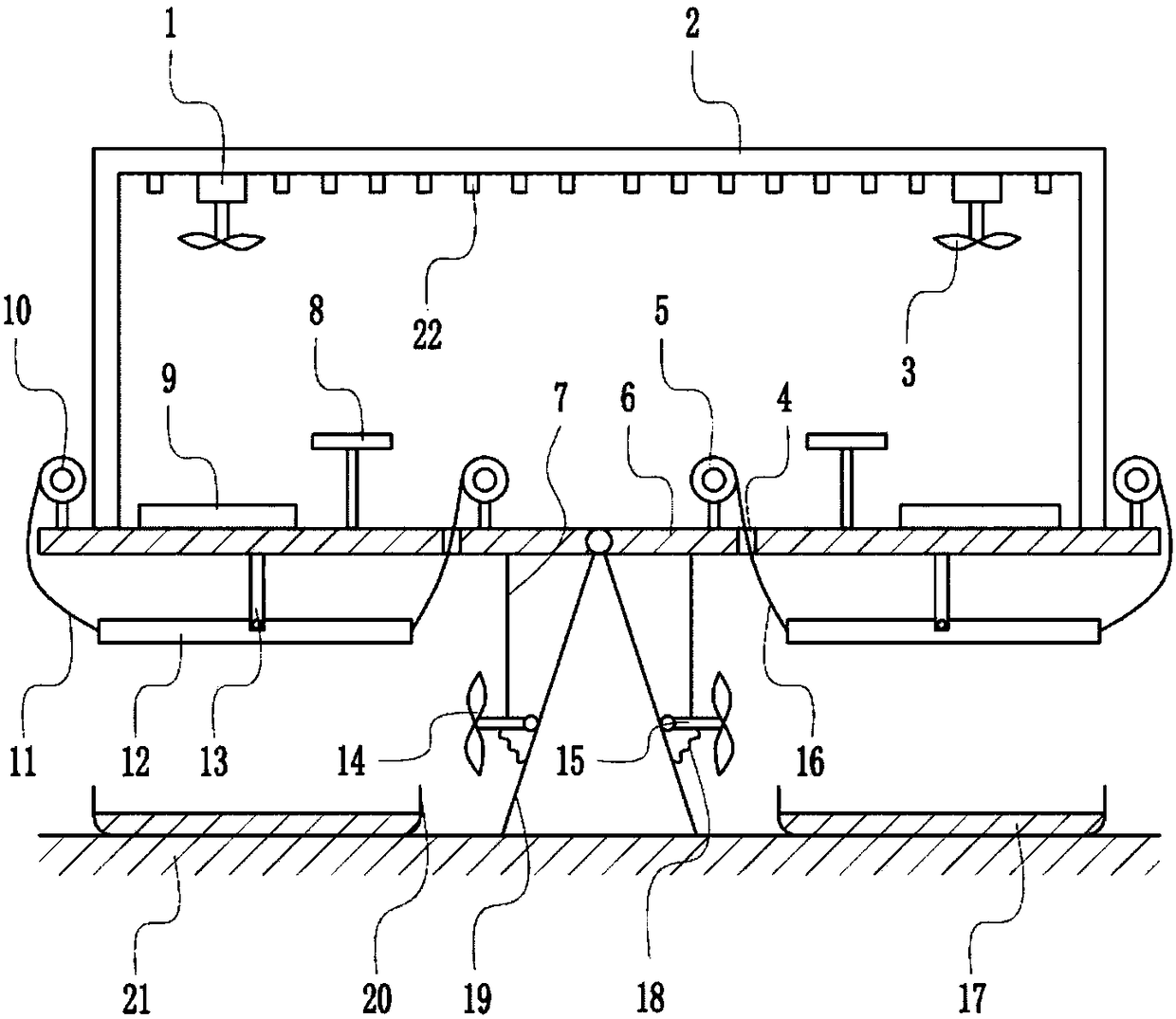 Rotary turf cutting device for agriculture