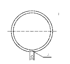 Split-type elbow mold