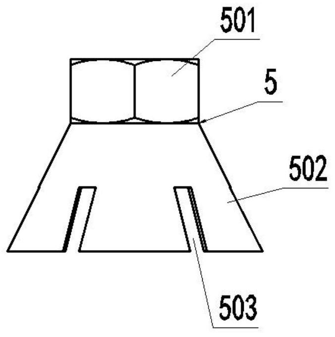 A grouting anchor structure and its construction method