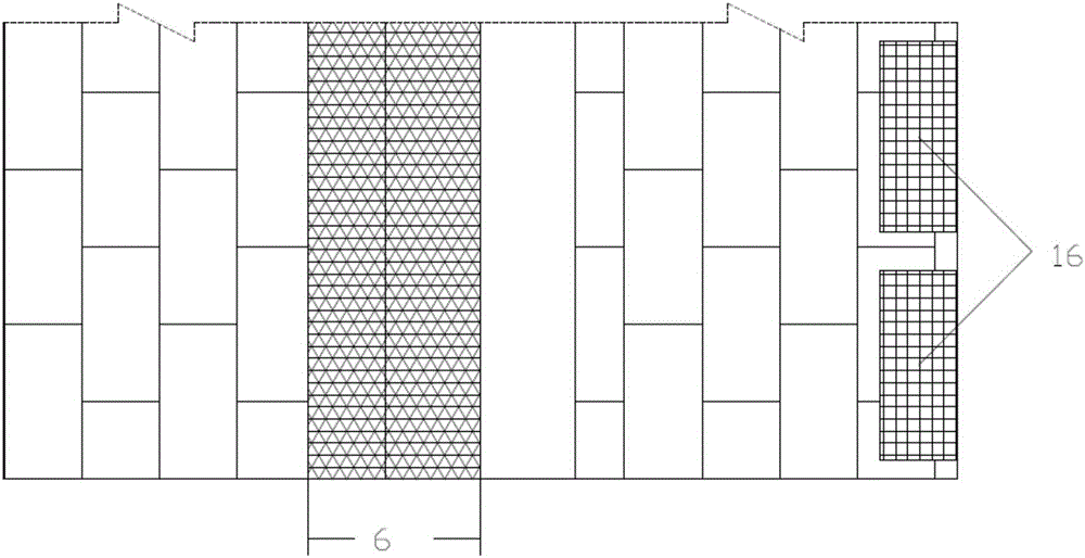 River-course system structure for water body purification and ecological restoration