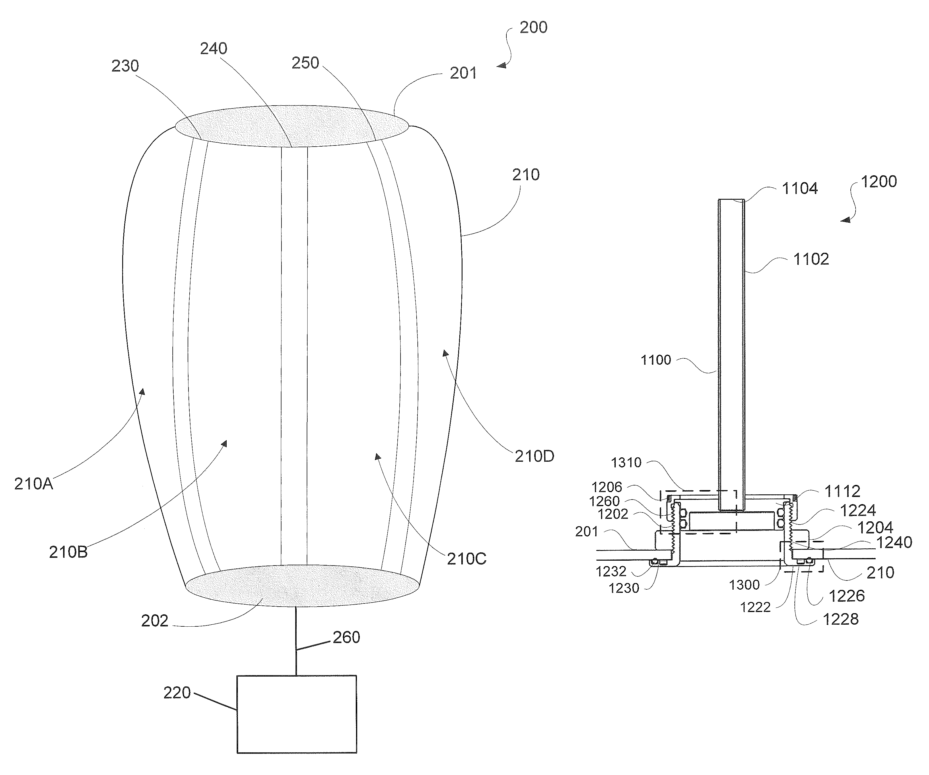 Filling apparatus for high-altitude balloons