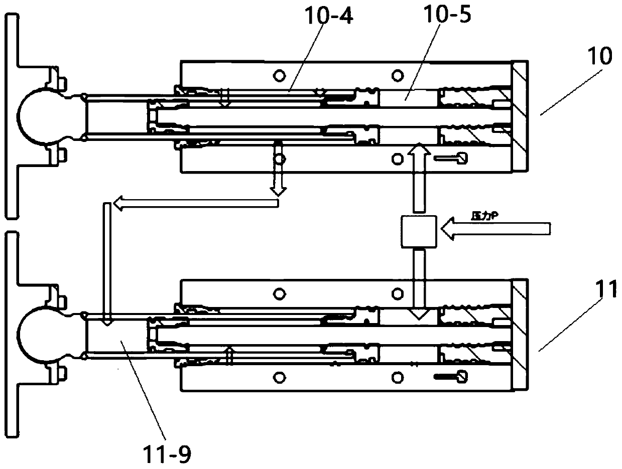 Volume closed-loop synchronous oil cylinder and control system