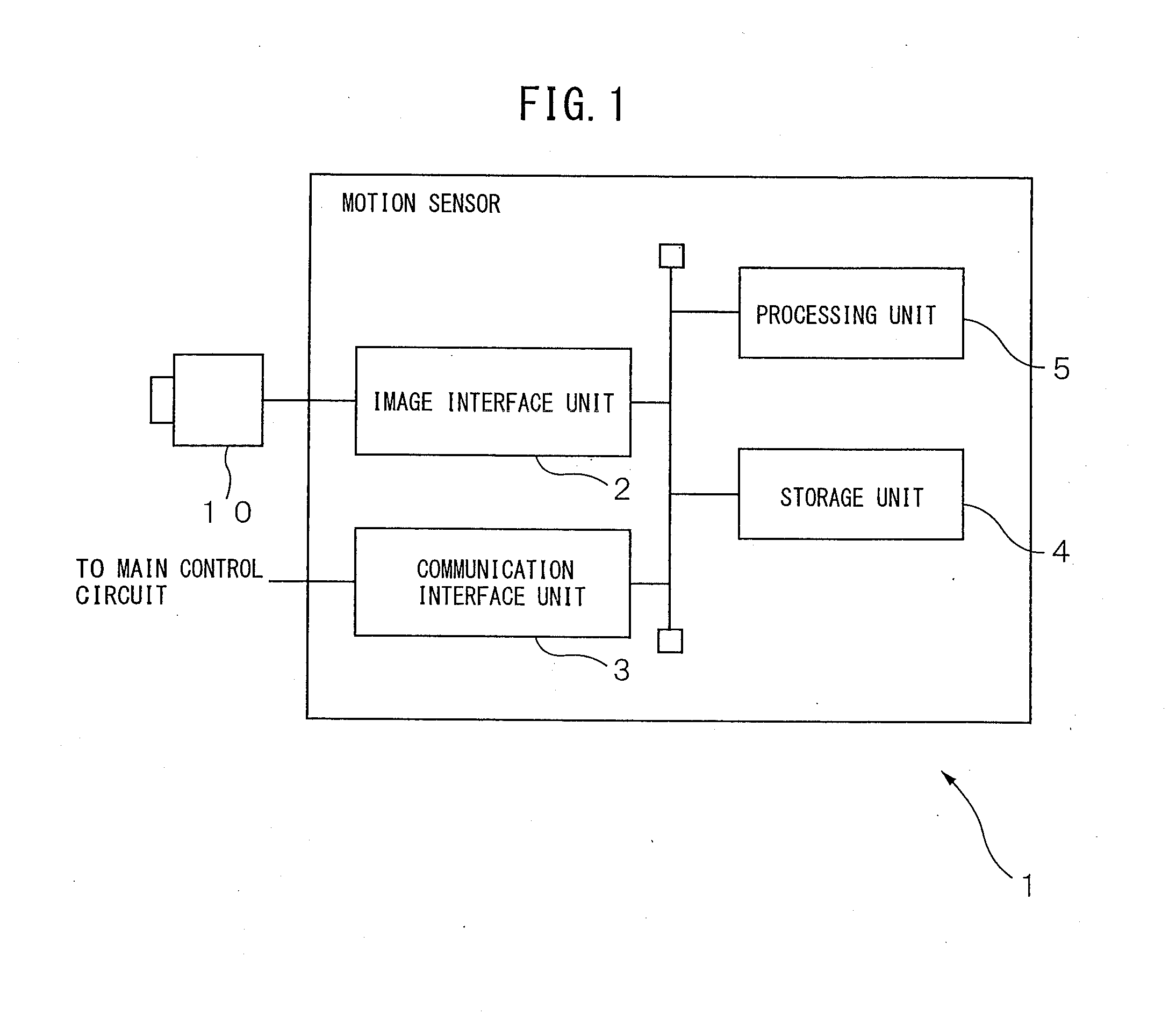 Motion sensor, object-motion detection method, and game machine