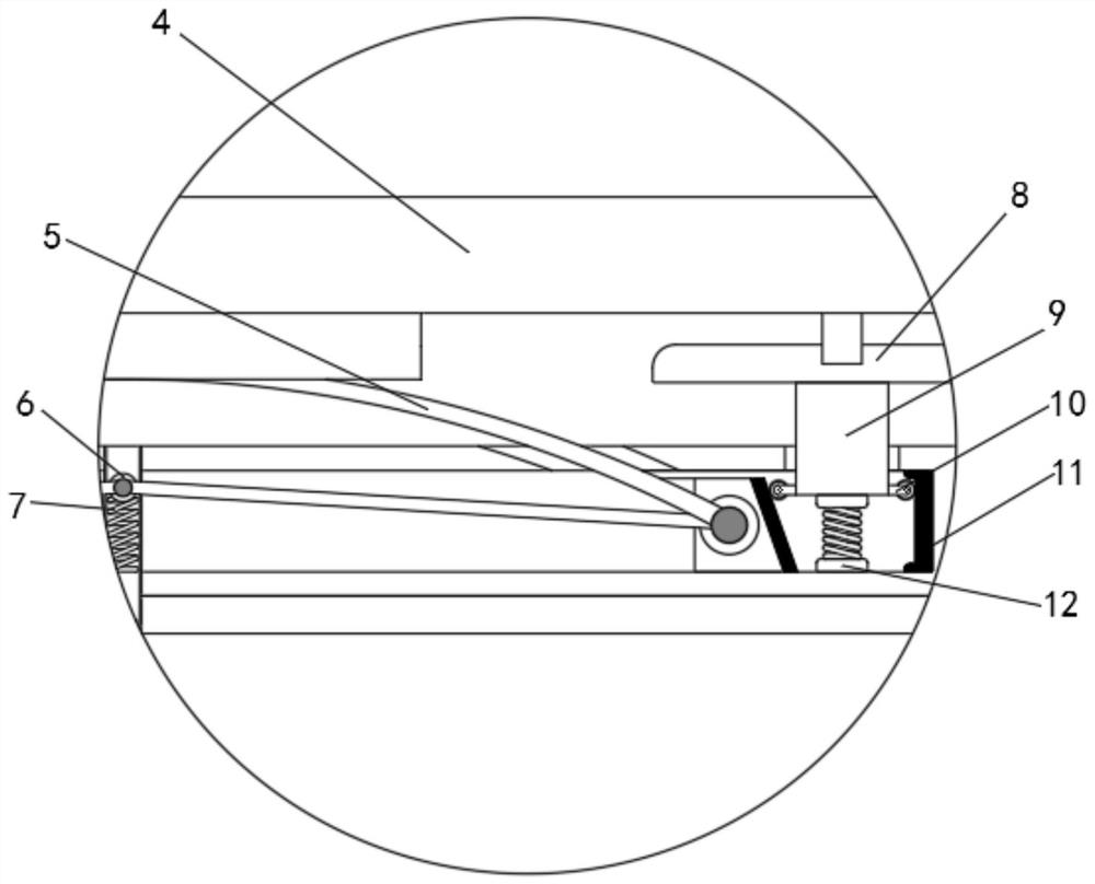 Energy-saving advertisement auxiliary assembly capable of automatic passerby identification and used for network science and technology propaganda