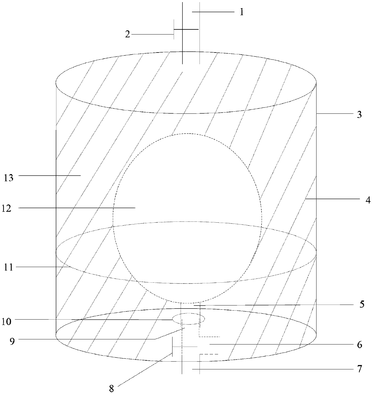 Acellularized scaffold type bioreactor for artificial liver and utilization method of acellularized scaffold type bioreactor for artificial liver