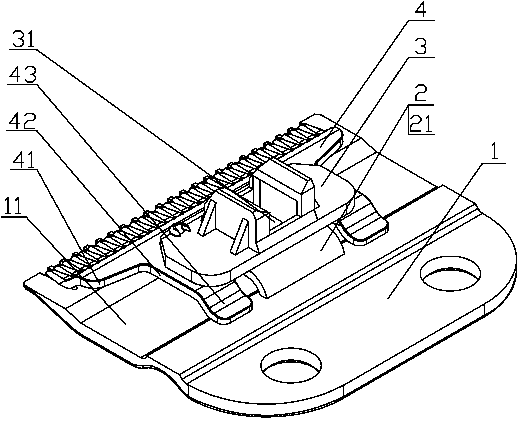 Hair clipper lubricating device and hair clipper with same