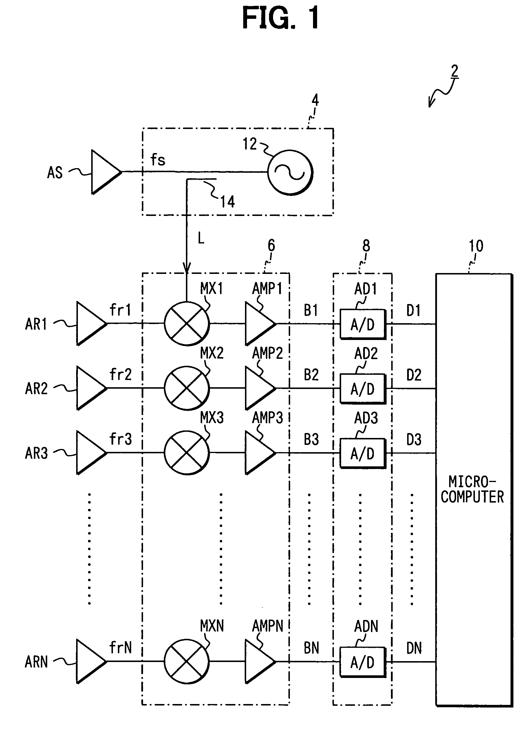 Radar device for vehicle and method for adjusting mount angle for mounting radar device on vehicle