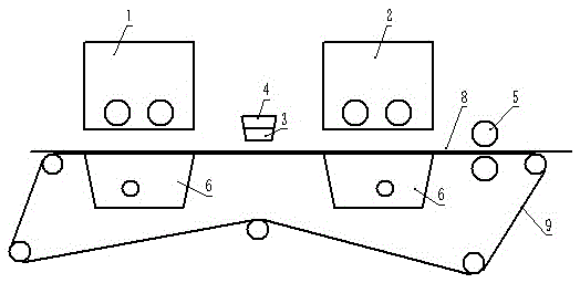 Method for reconstituted tobacco leaves loaded with tobacco fragments manufactured by dry-laid papermaking technology