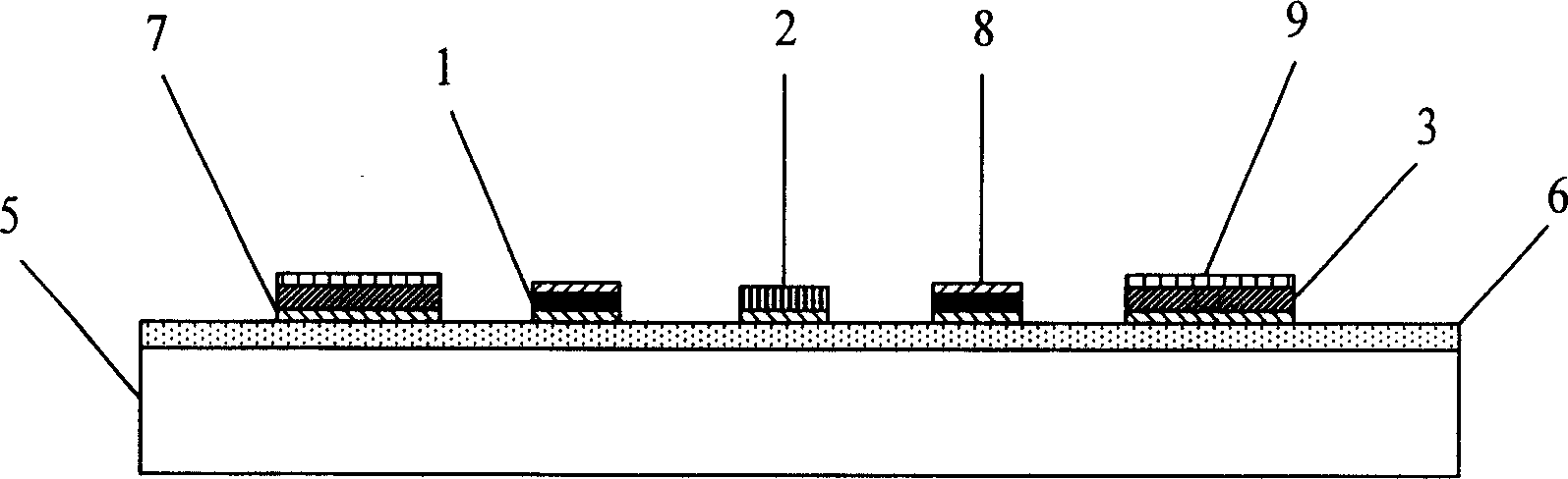 Micro sensor for detecting hepatic fibrosis based on method of antibody and antigen