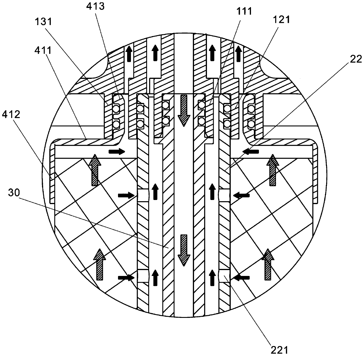 Filtering device and filtering system