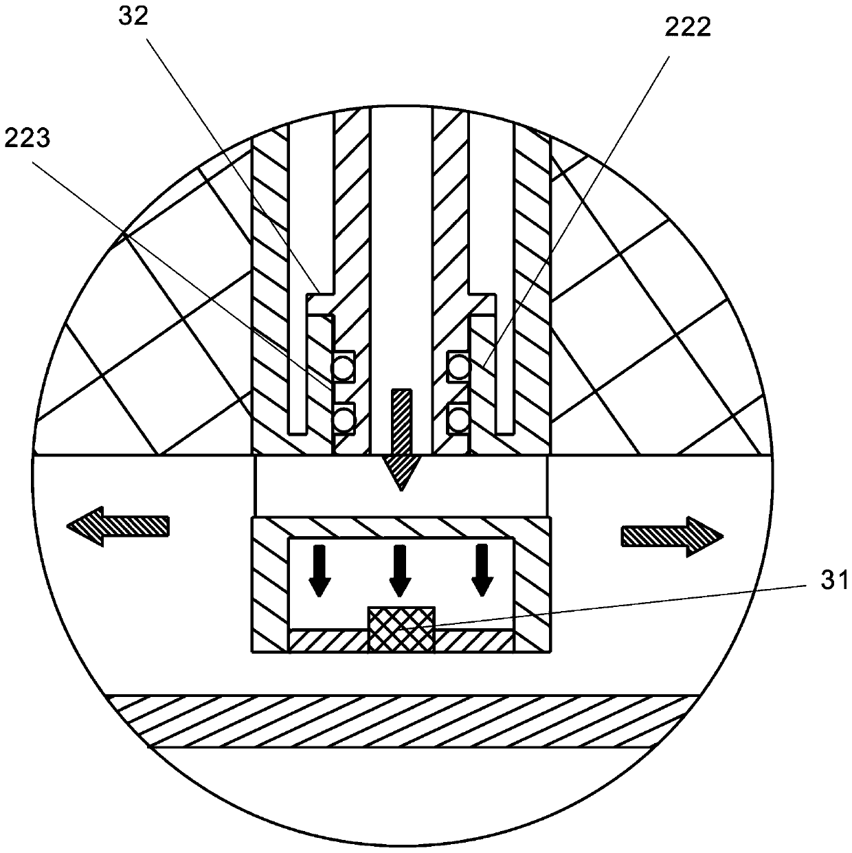 Filtering device and filtering system