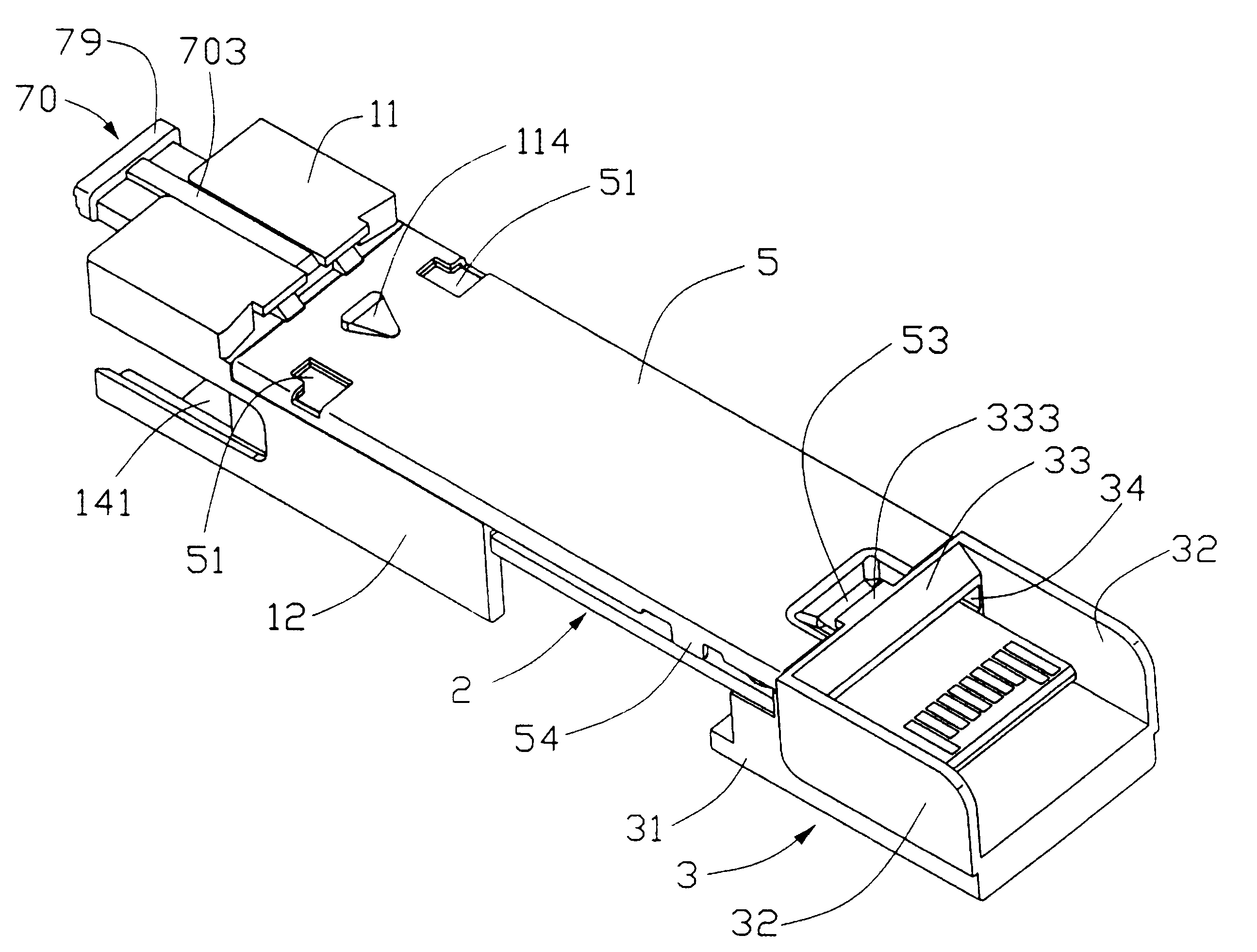 Small form-factor pluggable module having release device