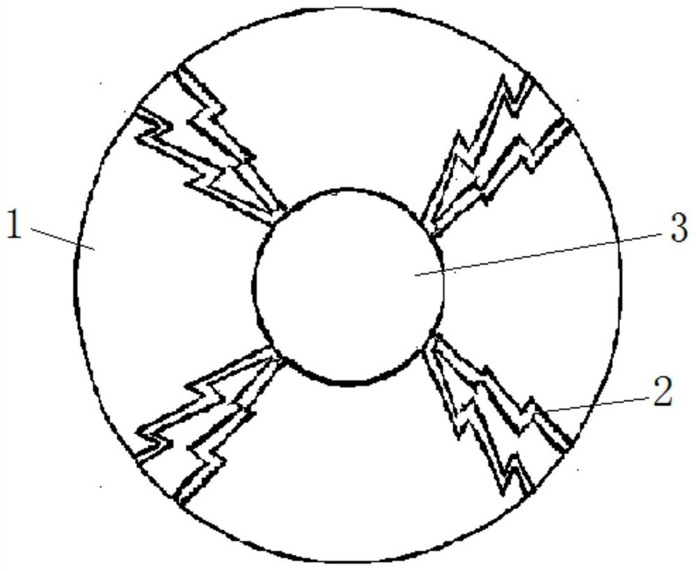 Brazing method of disc labyrinth valve cage assembly structure