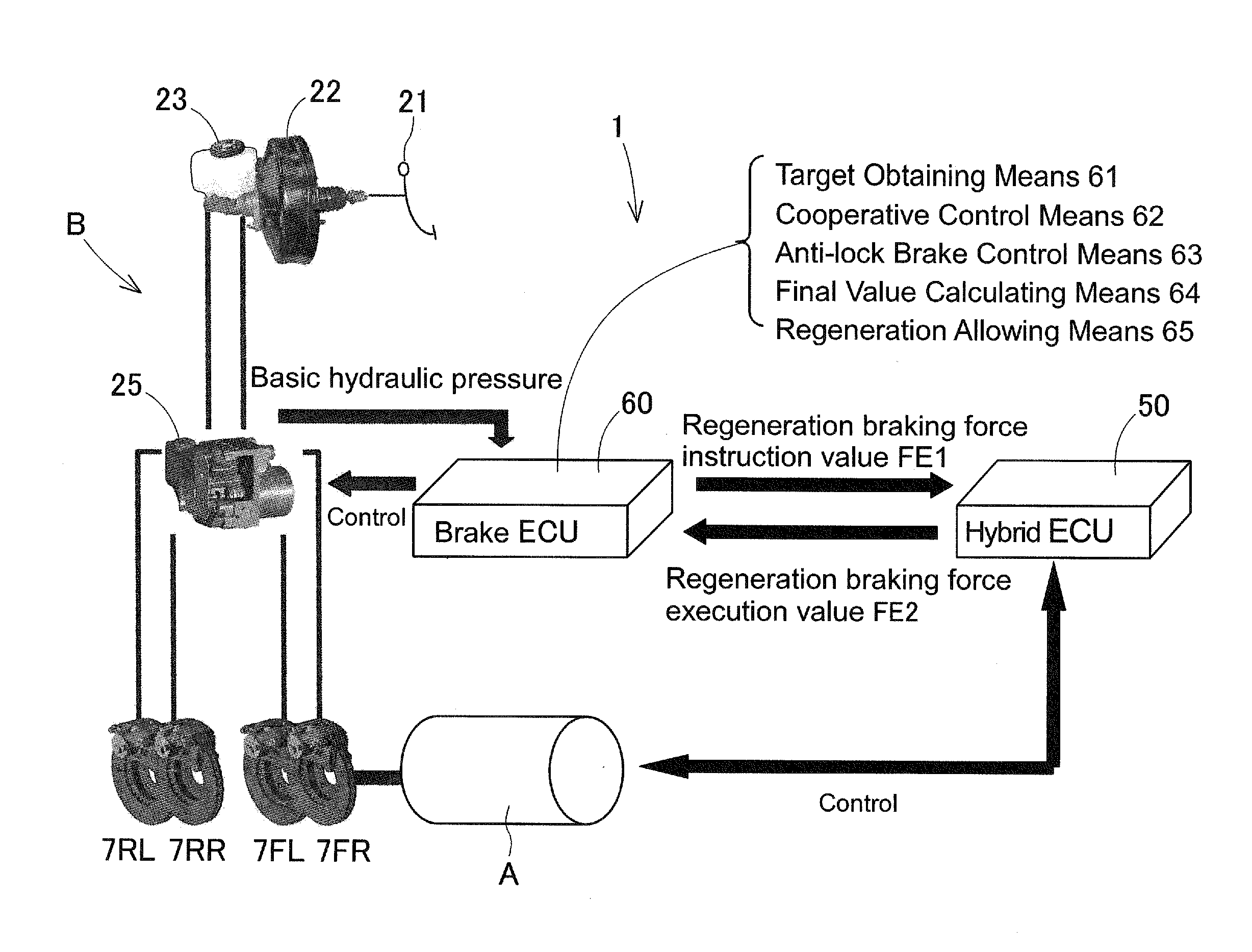 Vehicle brake device