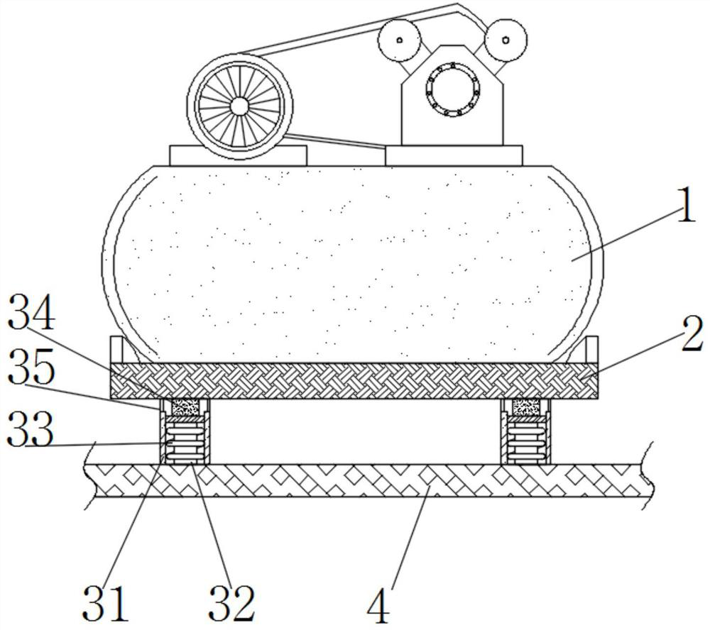 Air compressor equipment for electric power system