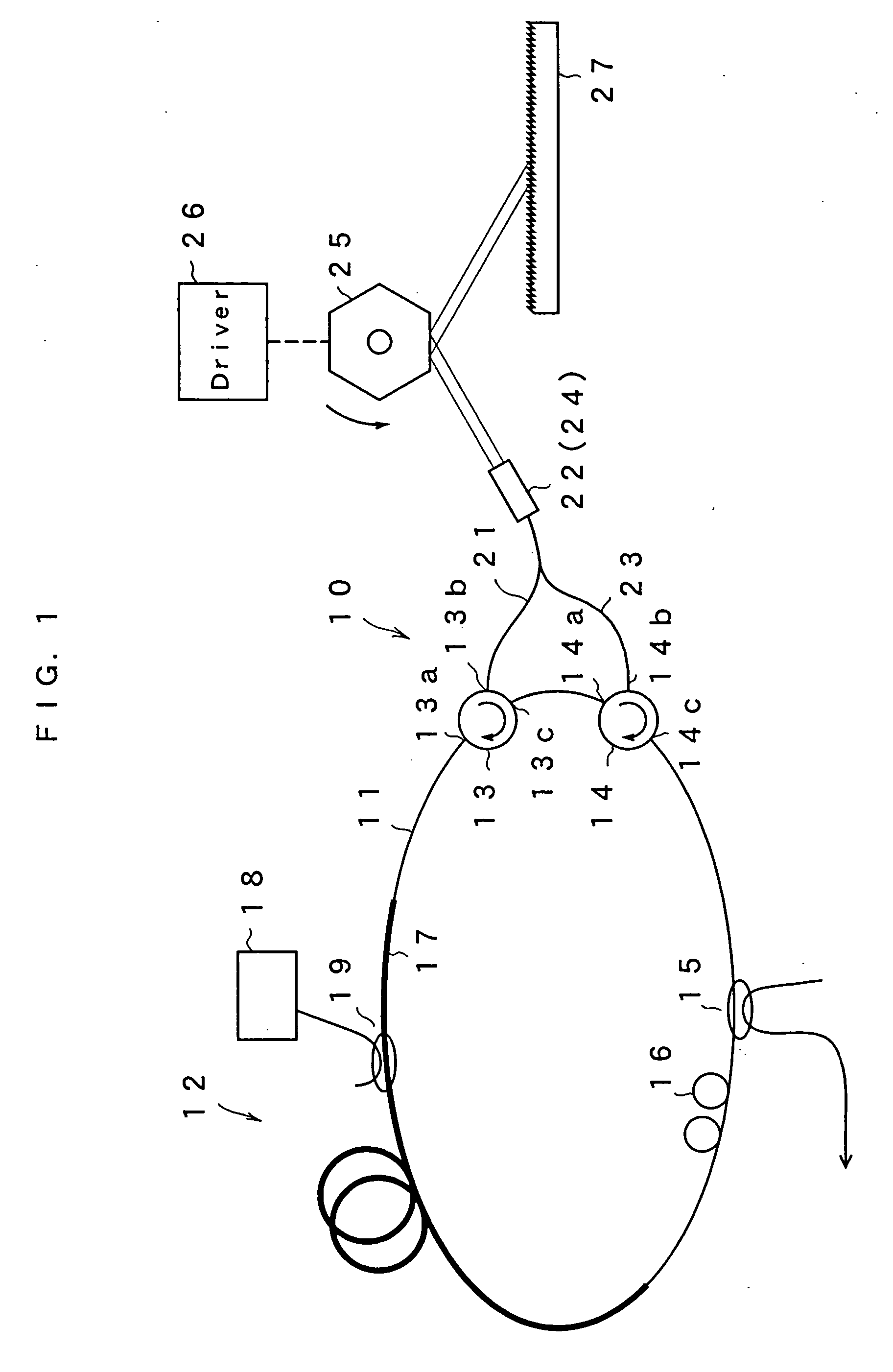 Tunable fiber laser light source