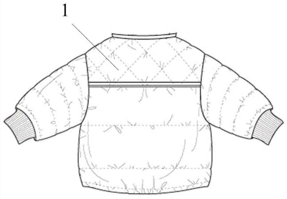 Down jacket with outer layer capable of being replaced