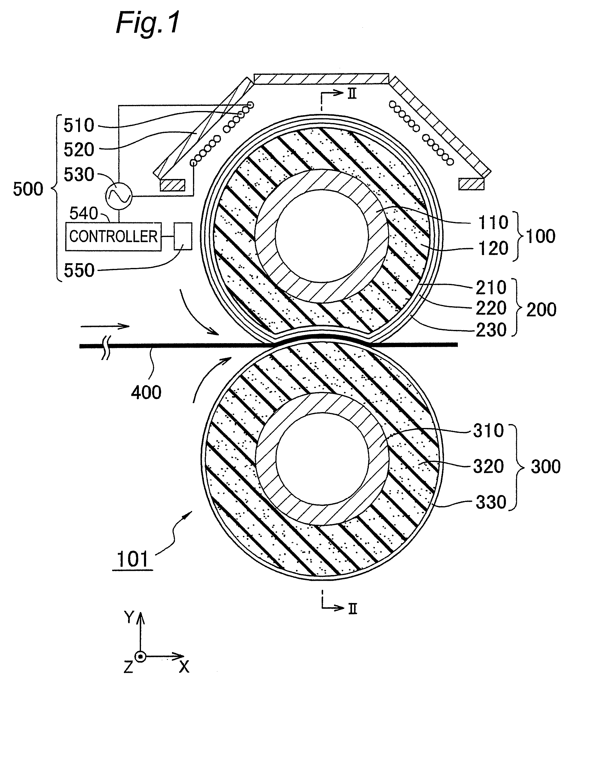 Fixing device, carrying device and image forming apparatus