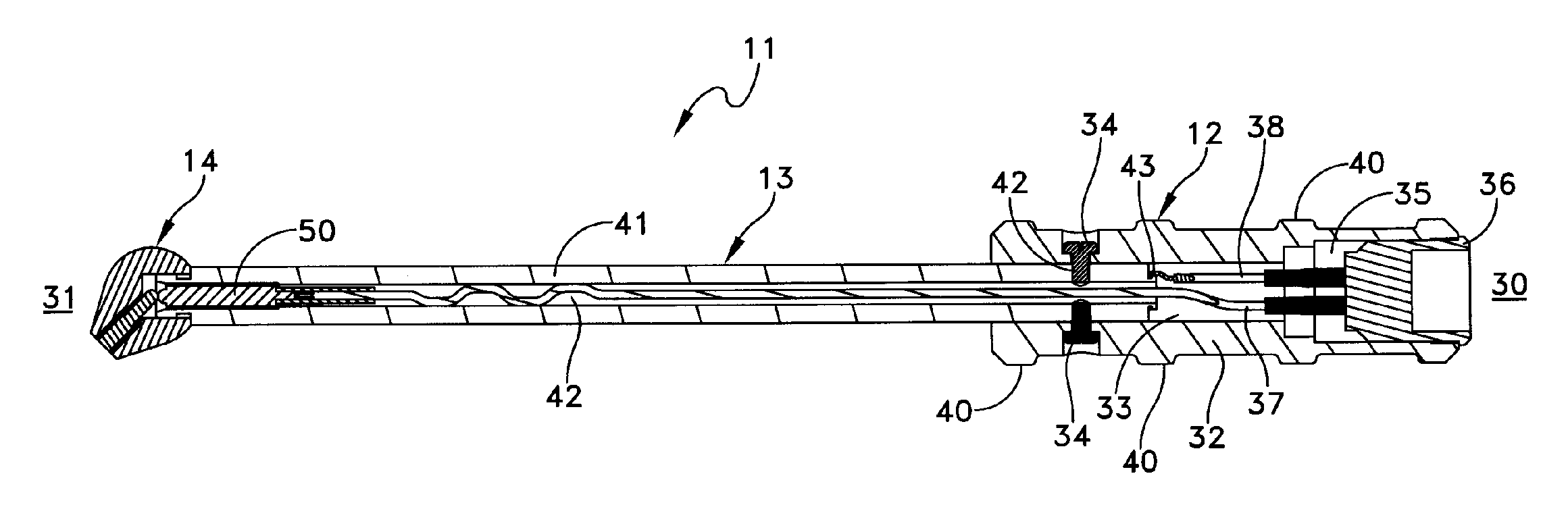 Dermal phase meter with improved replaceable probe tips