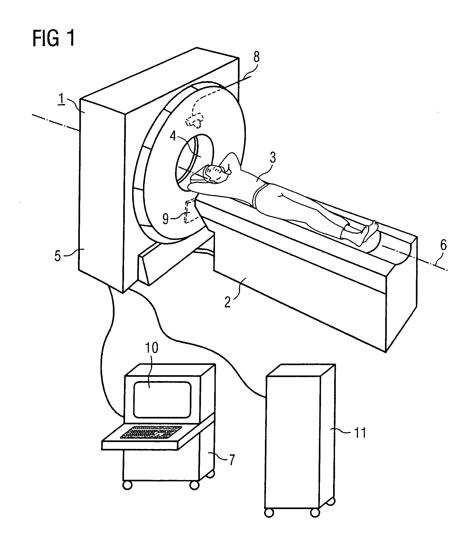 Method for visually displaying quantitative information in medical imaging data records