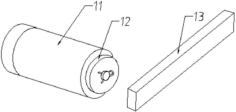 Door slider with V-shaped transmission structure