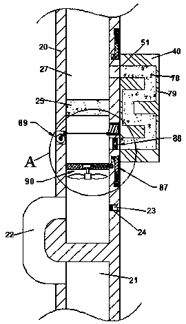 A chimney ventilation and dust removal system