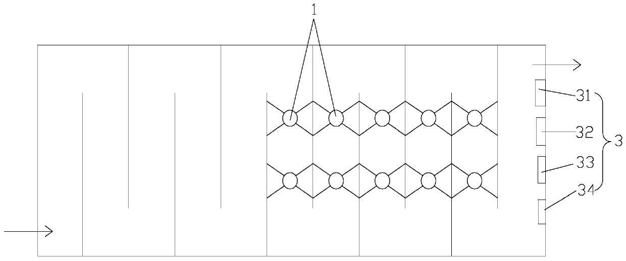 A device and method for removing trihalomethanes from water